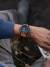 GARMIN Instinct 3 - 50mm Solar Limited Edition 010-02935-01 Skymningsfärgad Smartwatch med orange armband