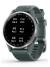 GARMIN Approach S44 Golfklocka 010-03009-01 Aluminiuminfattning i silver med skymningsfärgat silikonarmband