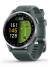 GARMIN Approach S44 Golfklocka 010-03009-01 Aluminiuminfattning i silver med skymningsfärgat silikonarmband