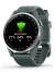 GARMIN Approach S44 Golfklocka 010-03009-01 Aluminiuminfattning i silver med skymningsfärgat silikonarmband