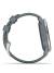 GARMIN Approach S44 Golfklocka 010-03009-01 Aluminiuminfattning i silver med skymningsfärgat silikonarmband