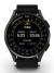 GARMIN Approach S50 Golfklocka 010-03010-00 Aluminiuminfattning i skiffergrått med svart ComfortFit-nylonarmband