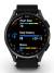 GARMIN Approach S50 Golfklocka 010-03010-00 Aluminiuminfattning i skiffergrått med svart ComfortFit-nylonarmband