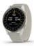 GARMIN Approach S50 Golfklocka 010-03010-01 Aluminiuminfattning i krämfärgad guld med elfenbensvitt ComfortFit-nylonarmband