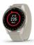 GARMIN Approach S50 Golfklocka 010-03010-01 Aluminiuminfattning i krämfärgad guld med elfenbensvitt ComfortFit-nylonarmband