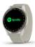 GARMIN Approach S50 Golfklocka 010-03010-01 Aluminiuminfattning i krämfärgad guld med elfenbensvitt ComfortFit-nylonarmband