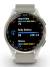 GARMIN Approach S50 Golfklocka 010-03010-01 Aluminiuminfattning i krämfärgad guld med elfenbensvitt ComfortFit-nylonarmband