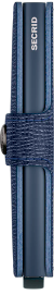 SECRID Miniwallet Crisple Navy Plånbok Max 4-6 kort, Kontanter, Visitkort, 4 Extra kort