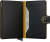 SECRID Miniwallet Matte Black & Ochre Max 4-6 kort, Kontanter, Visitkort, 4 Extra kort