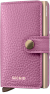 SECRID Miniwallet Pebble Orchid Max 4-6 kort, Kontanter, Visitkort, 4 Extra kort