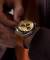 TIMEX Q Timex Chronograph 40mm TW2W64400 Kronograf, Datum, Guldtavla, Brunt läderarmband