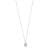 SNÖ of Sweden Drop Halsband Naomi 45cm - Silver 1334-0145-012-45