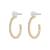 SNÖ of Sweden Örhängen Mayfair Pearl Oval - Guld 1340-6800-362-ONE