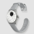 Withings Scanwatch 2 42mm - Vit HWA10-model-5-All-Int Hybrid smartwatch, Vit tavla, Grått armband