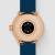Withings Scanwatch 2 38mm - Rosé/Blå HWA10-model-6-All-Int Hybrid smartklocka, Blå tavla, Rosé boett, Blått armband
