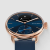 Withings Scanwatch 2 38mm - Rosé/Blå HWA10-model-6-All-Int Hybrid smartklocka, Blå tavla, Rosé boett, Blått armband