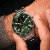Withings Scanwatch Nova 43mm - Grön HWA10-model-8-All-Int Hybrid smartwatch, Grön tavla, Rostfritt stål