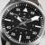 HAMILTON Khaki Aviation Pilot Auto 39mm H76305530 Automat, Svart tavla, Tydliga visare, Brunt läderarmband