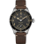 HAMILTON Khaki Aviation Pilot Pioneer 43mm H76719530 Herrklocka, Mekanisk, Svart tavla, Tydliga siffror, Brunt läderarmband