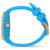 ICE Boliday Adriatic Blue Alu Klocka Blå/Guld, Dag och datum, Blått silikonarmband