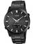 CASIO Wave Ceptor 40mm LCW-M170DB-1AER Solcell, Svart tavla, Analog/Digital, Svart rostfritt stål