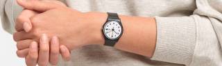 Swatch klockor i storlek mellan 34mm till 39mm