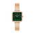 Daniel Wellington Quadro Studio Green Rose Gold 22mm, handla denna klocka online eller i butik hos klockmaster
