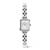 Daniel Wellington Quadro Mini Arch 3-link White Sunray Silver 15mm, handla denna klocka online eller i butik hos klockmaster