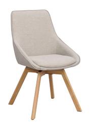 Alison stol beige tyg/ekben snurr, en produkt av hög kvalitet till bra pris från Ulfåsa möbler