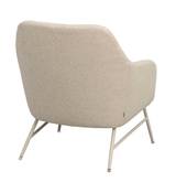 Eldwin fåtölj beige tyg/beige metall, en produkt av hög kvalitet till bra pris från Ulfåsa möbler