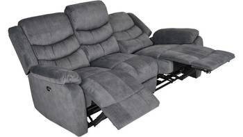 WINFIELD recliner Tyg Ridge grå Manuell , en produkt av hög kvalitet till bra pris från Ulfåsa möbler