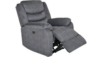 WINFIELD recliner Tyg Ridge grå EL, en produkt av hög kvalitet till bra pris från Ulfåsa möbler