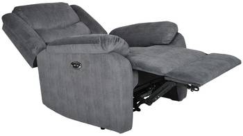 WINFIELD recliner Tyg Ridge grå EL, en produkt av hög kvalitet till bra pris från Ulfåsa möbler