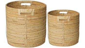 INDO Korgset, 2 delar, flätat., en produkt av hög kvalitet till bra pris från Ulfåsa möbler