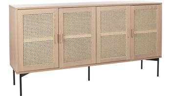 RAFFELS Sideboard 4 dörr ,vitpigmenterad, en produkt av hög kvalitet till bra pris från Ulfåsa möbler