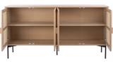 RAFFELS Sideboard 4 dörr ,vitpigmenterad, en produkt av hög kvalitet till bra pris från Ulfåsa möbler