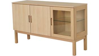 OLIVIA Sideboard m glasdörr &  belysning, en produkt av hög kvalitet till bra pris från Ulfåsa möbler