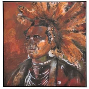 BILDE Chief 100x100,canvas print  K, en produkt av hög kvalitet till bra pris från Ulfåsa möbler