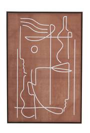 BILDE Arvo med ram, 80x120 , terracotta, en produkt av hög kvalitet till bra pris från Ulfåsa möbler