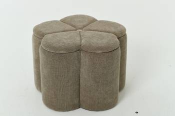 BELLIS Sittpuff med förvaring, beige ø60, en produkt av hög kvalitet till bra pris från Ulfåsa möbler