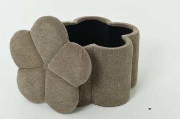BELLIS Sittpuff med förvaring, beige ø60, en produkt av hög kvalitet till bra pris från Ulfåsa möbler