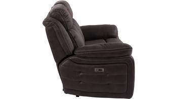 TEDDY Reclinersoffa 2 sits,tyg, brungrå, en produkt av hög kvalitet till bra pris från Ulfåsa möbler