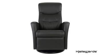 KING Hjellegjerde recliner, svart skinn , en produkt av hög kvalitet till bra pris från Ulfåsa möbler