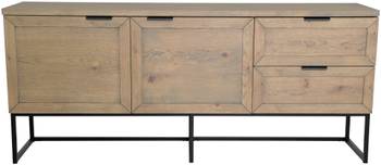 ZION Sideboard i grå oljad ekfaner, en produkt av hög kvalitet till bra pris från Ulfåsa möbler