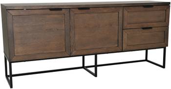 ZION Sideboard i brun oljad ekfaner, en produkt av hög kvalitet till bra pris från Ulfåsa möbler