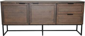 ZION Sideboard i brun oljad ekfaner, en produkt av hög kvalitet till bra pris från Ulfåsa möbler