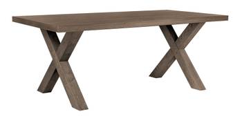ZION Matbord 200x100 i oljad grå ekfaner, en produkt av hög kvalitet till bra pris från Ulfåsa möbler
