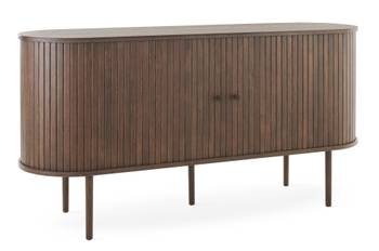 SLIDE Sideboard 150, brunlackad ek, en produkt av hög kvalitet till bra pris från Ulfåsa möbler