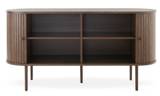 SLIDE Sideboard 150, brunlackad ek, en produkt av hög kvalitet till bra pris från Ulfåsa möbler