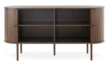 SLIDE Sideboard 150, brunlackad ek, en produkt av hög kvalitet till bra pris från Ulfåsa möbler